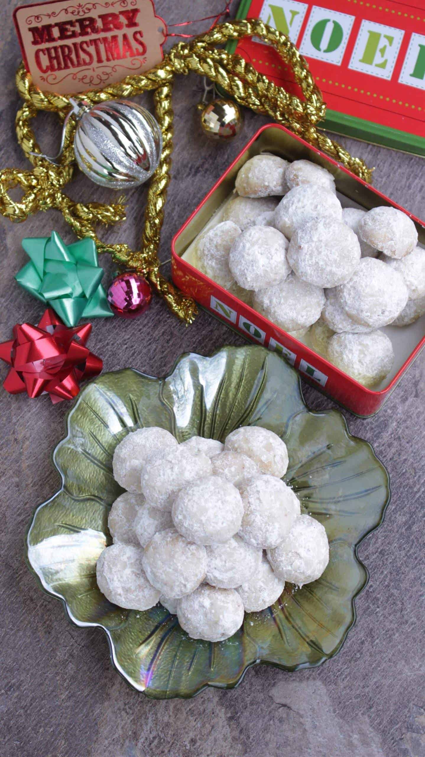 Mexican Wedding Cookies | Hazelnut Butter Balls