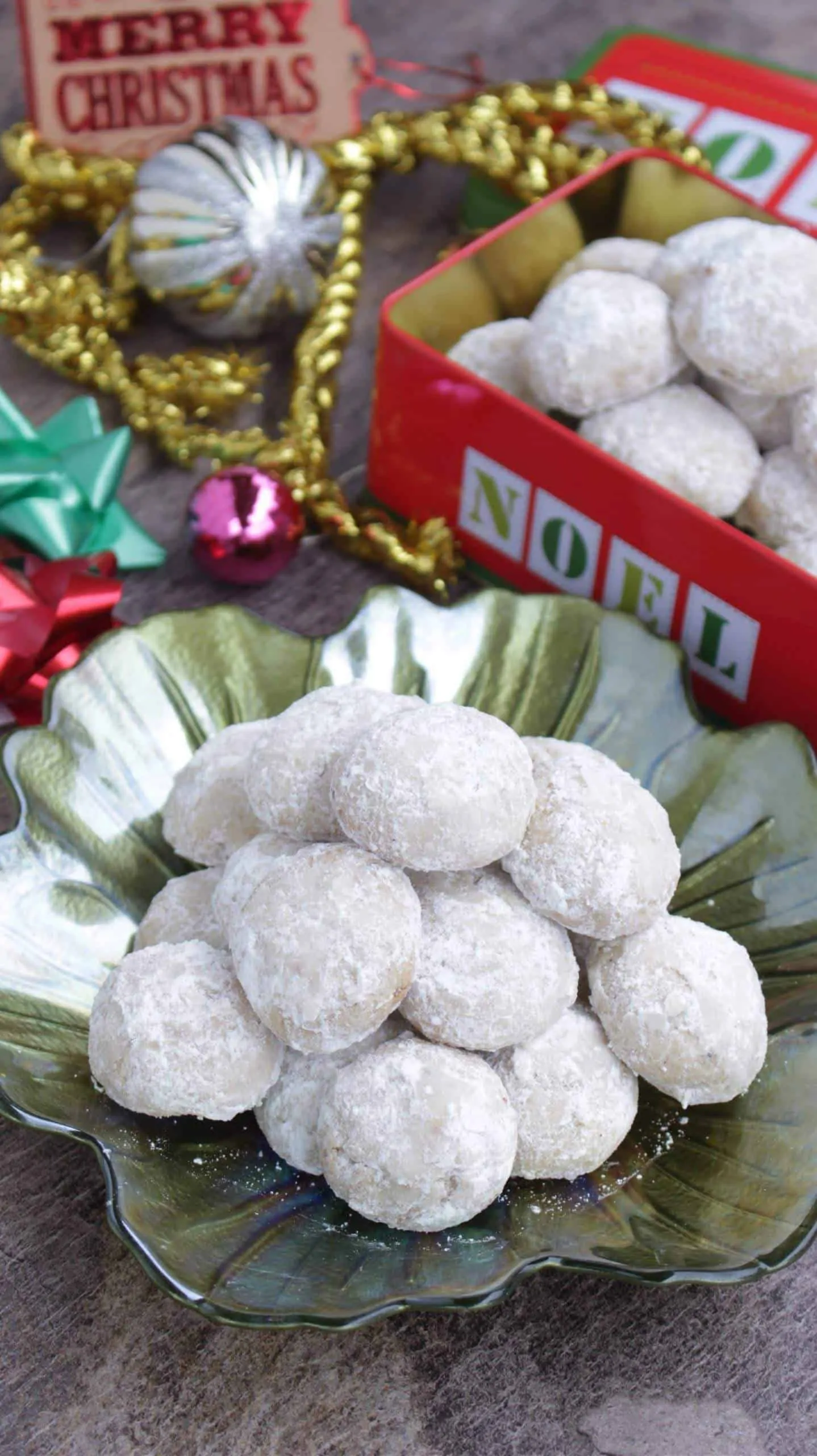 Mexican Wedding Cookies for Christmas Gifts