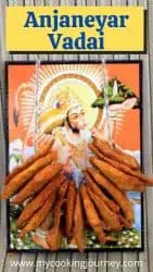 vada malai on hanuman picture with text