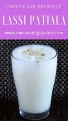 Lassi Drink with text