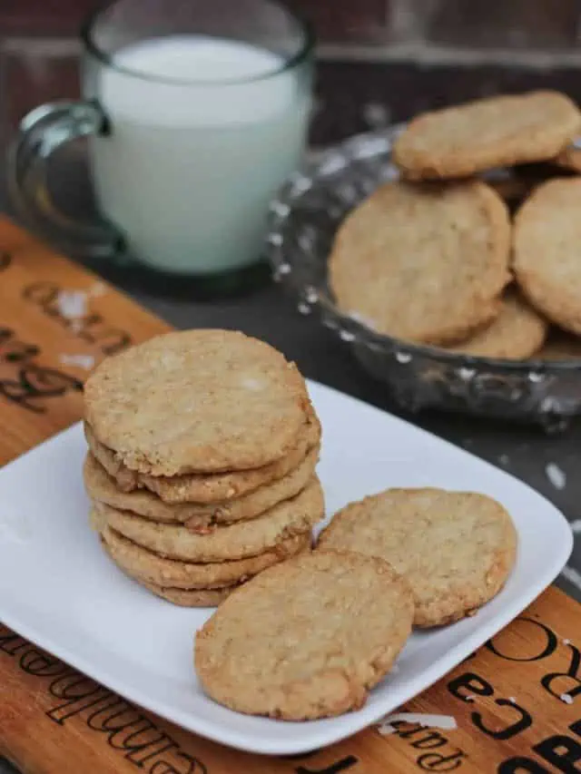 Coconut Sesame Cookies