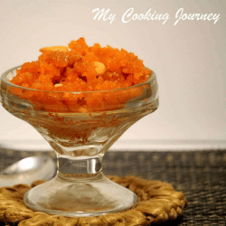 Aval Kesari – Poha Kesari Recipe in a Glass