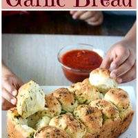 Delicious Pull apart bread with garlic butter