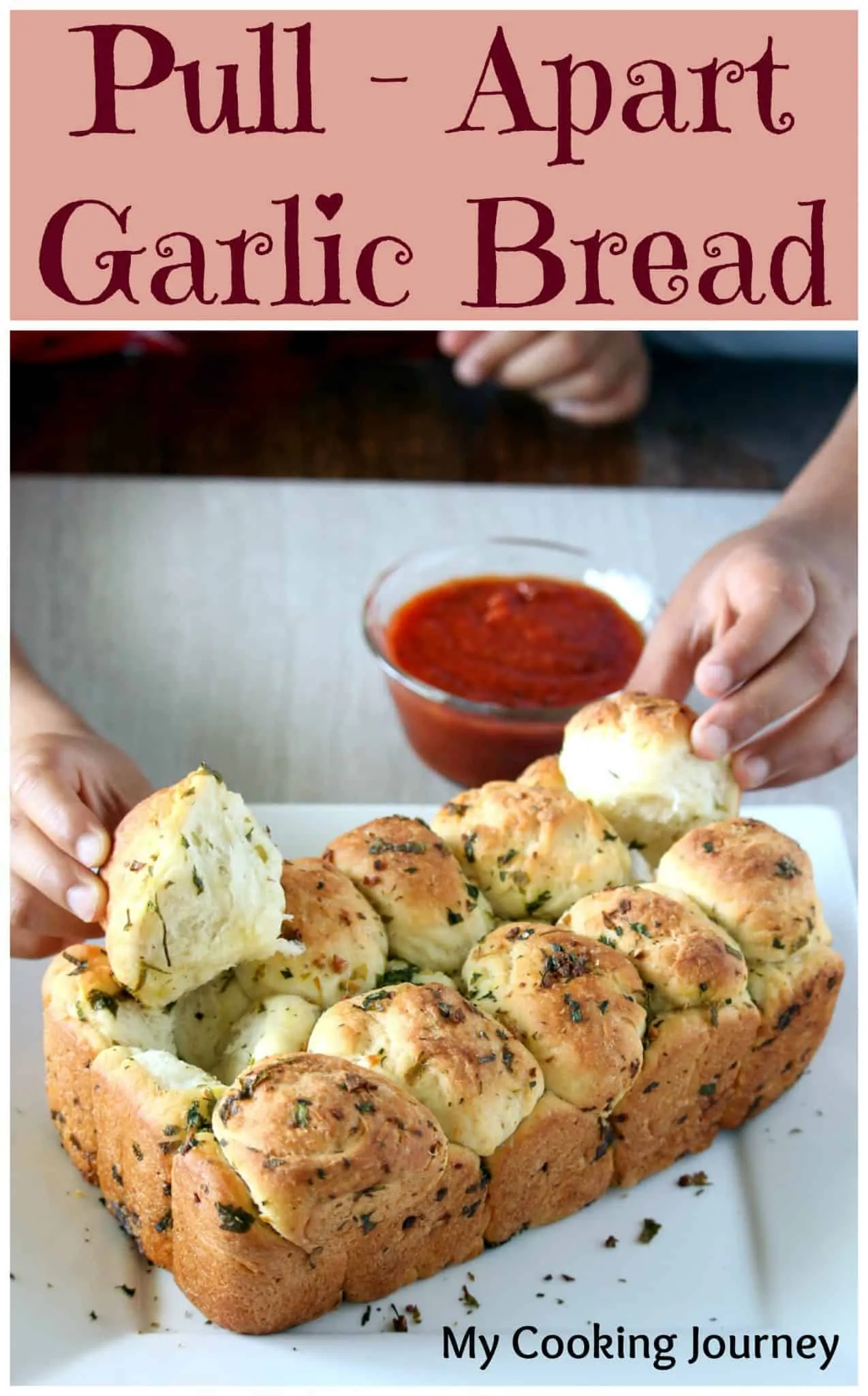 Delicious Pull apart bread with garlic butter