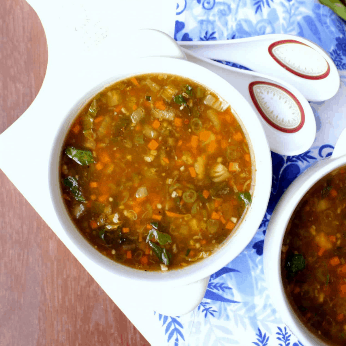 Chinese Hot And Sour Soup - Vegetable Hot And Sour Soup