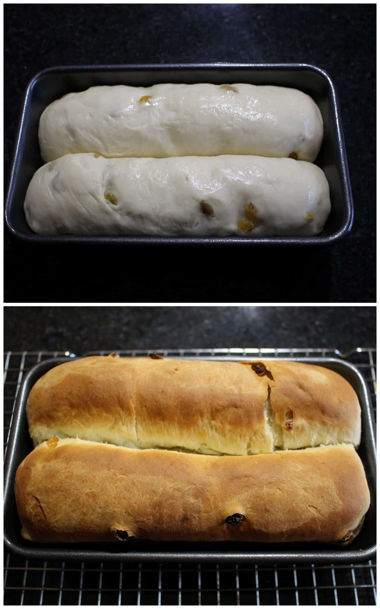 Bake the roll in oven