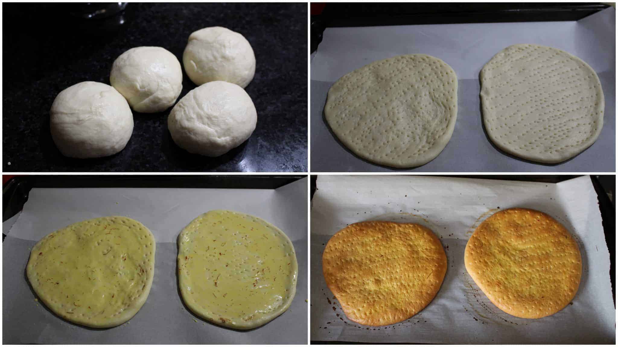 shaping and Baking the sheermal in a oven