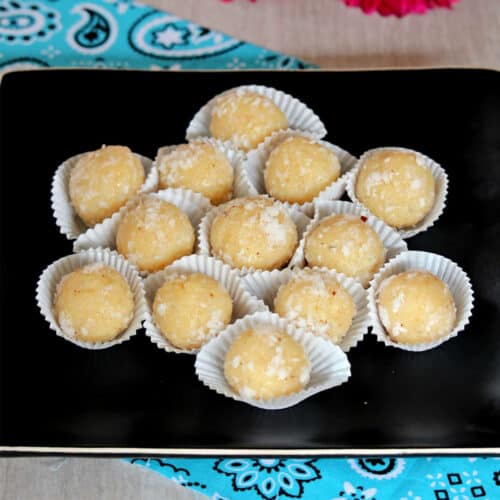 Coconut Ladoo | Quick Coconut Balls With Condensed Milk - My Cooking ...