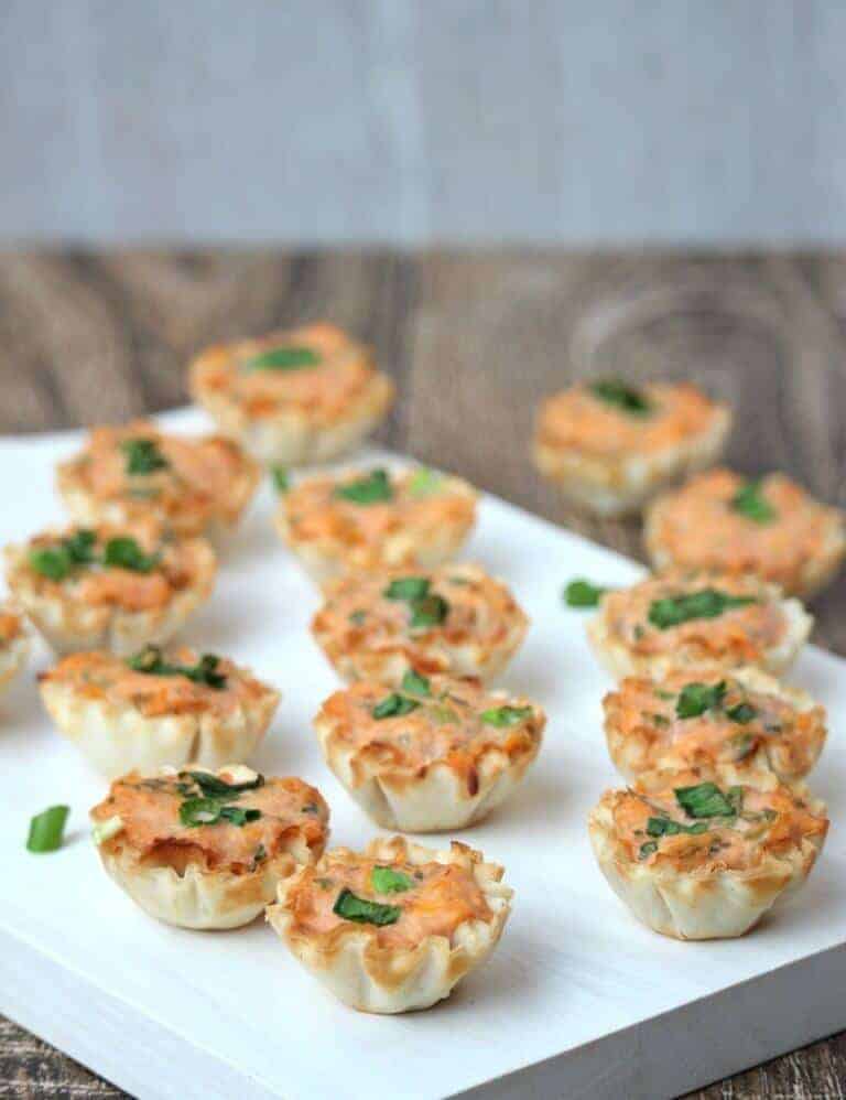 Savory Phyllo Cups Recipe - Mexican Flavored Appetizer