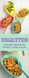 Esquites in small bowls - Pinterest Image