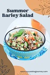 barley salad with text