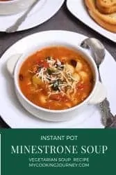 Instant Pot Vegetarian Minestrone Soup