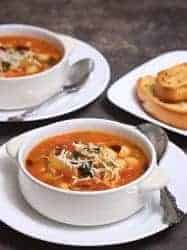 Instant Pot Vegetarian Minestrone Soup - My Cooking Journey