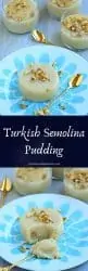 turkish semolina pudding pintrest image