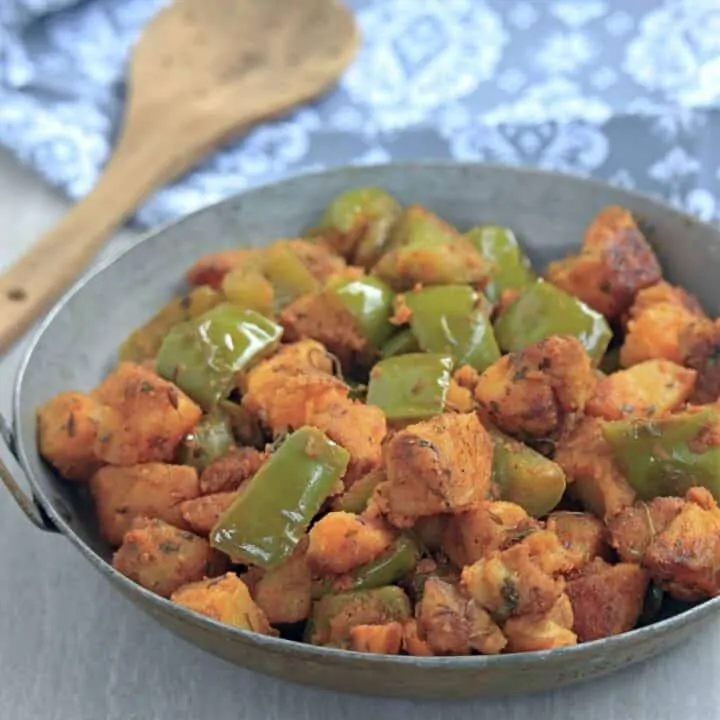 potato and bell pepper curry