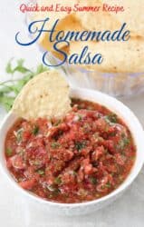 Pin image for homemade salsa