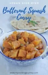 Pin for butternut squash curry