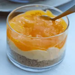 Mango Cheesecake in a Glass