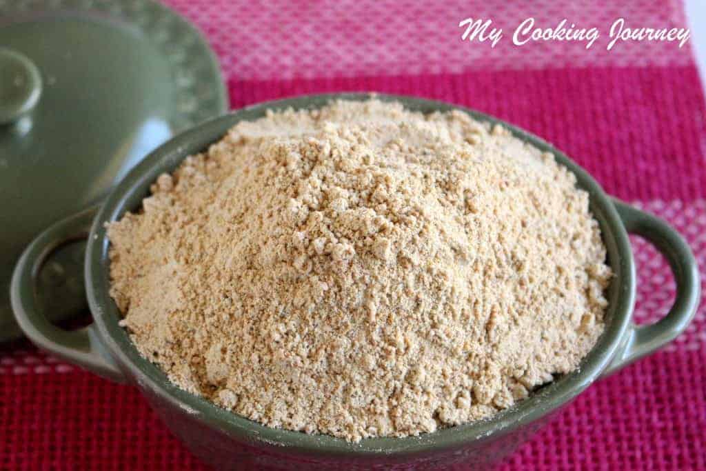 Paruppu Podi – Spiced Lentil Powder For Rice is ready 