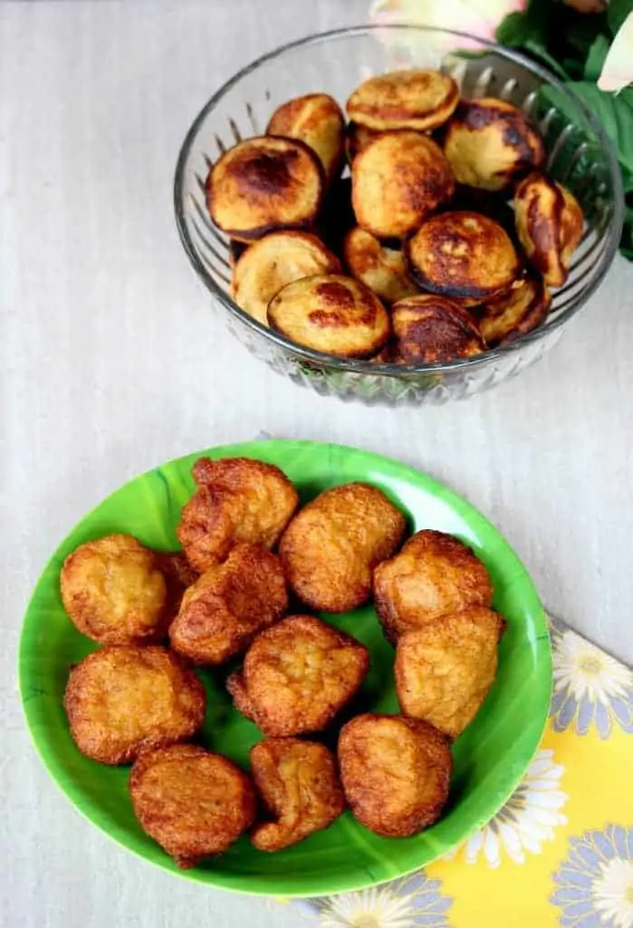 Plantain Fritters is ready to serve