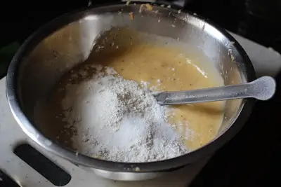 Making a Paste in a bowl