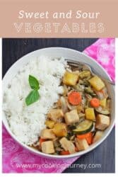 sweet and sour vegetable stir fry