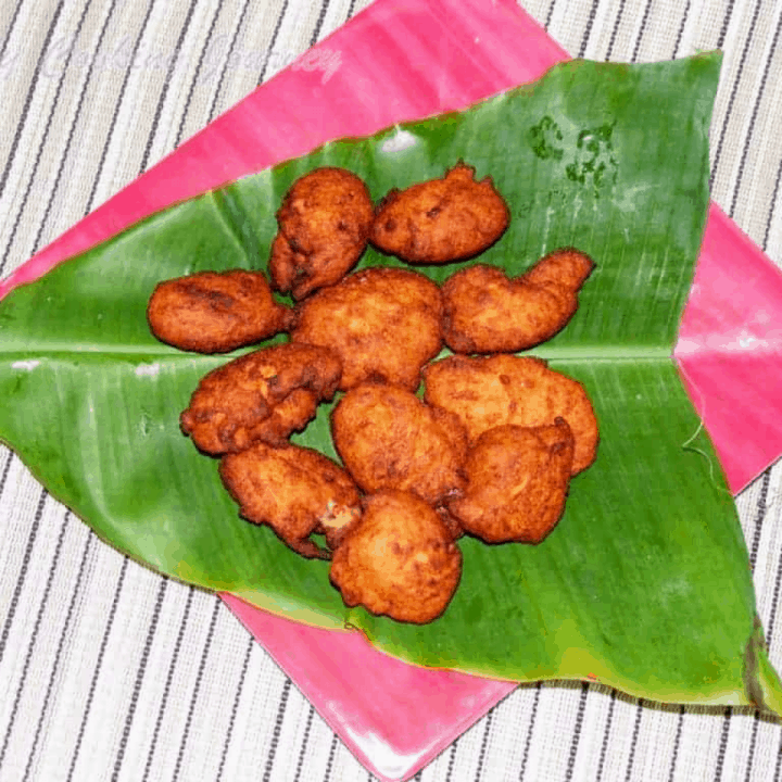 Koat Pitha from Tripura – Deep fried Rice flour fritters with Banana