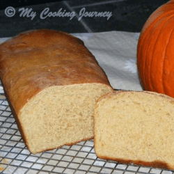 Pumpkin Yeast Bread – Eggless on Wirerack