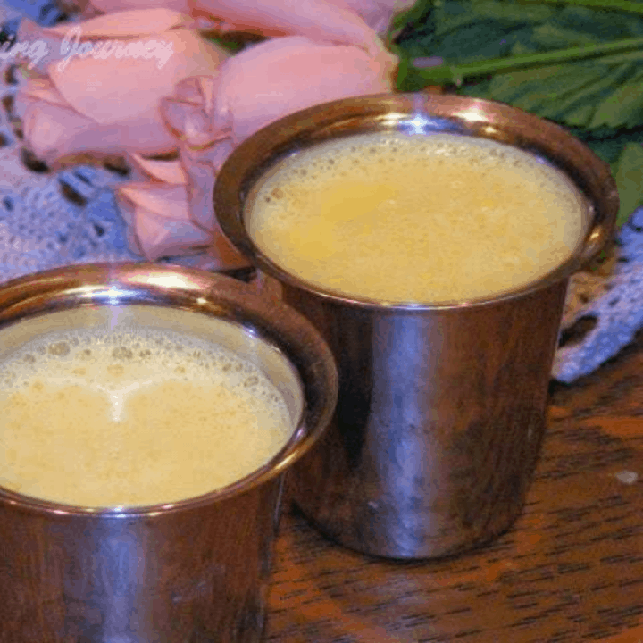 Turmeric Milk in a glass
