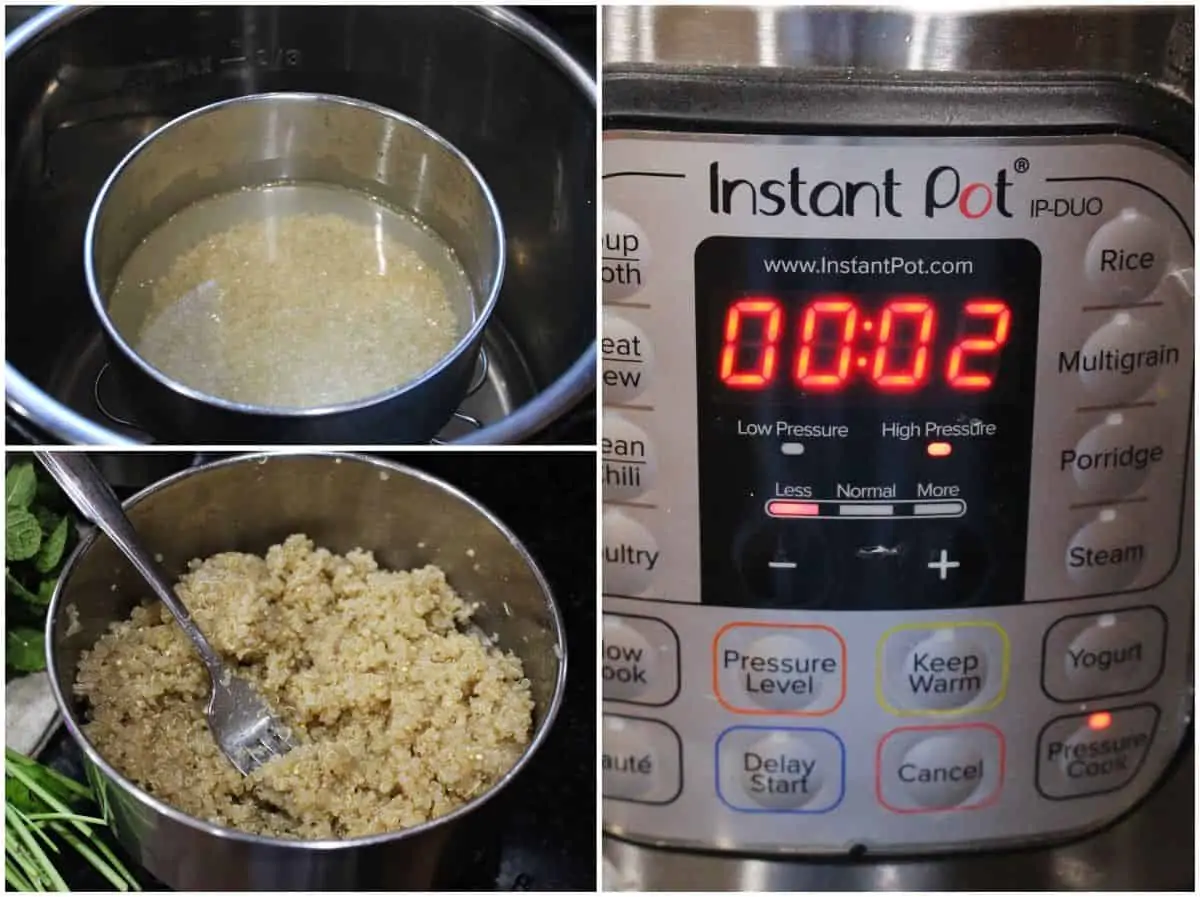 Cooking quinoa in an Instant Pot 