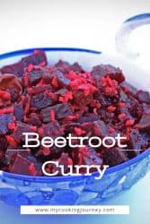 Beetroot curry pinterest image