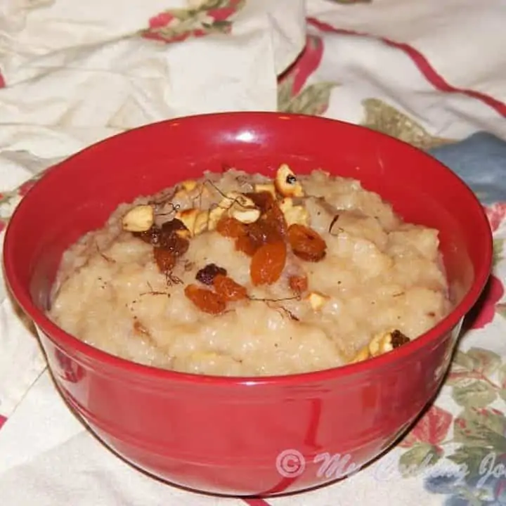 Akkravadisal in a red bowl - Featured Image