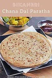 Paratha with text